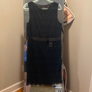 Black lace/ribbon dress